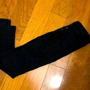 jordache black jeans size: 12 kids